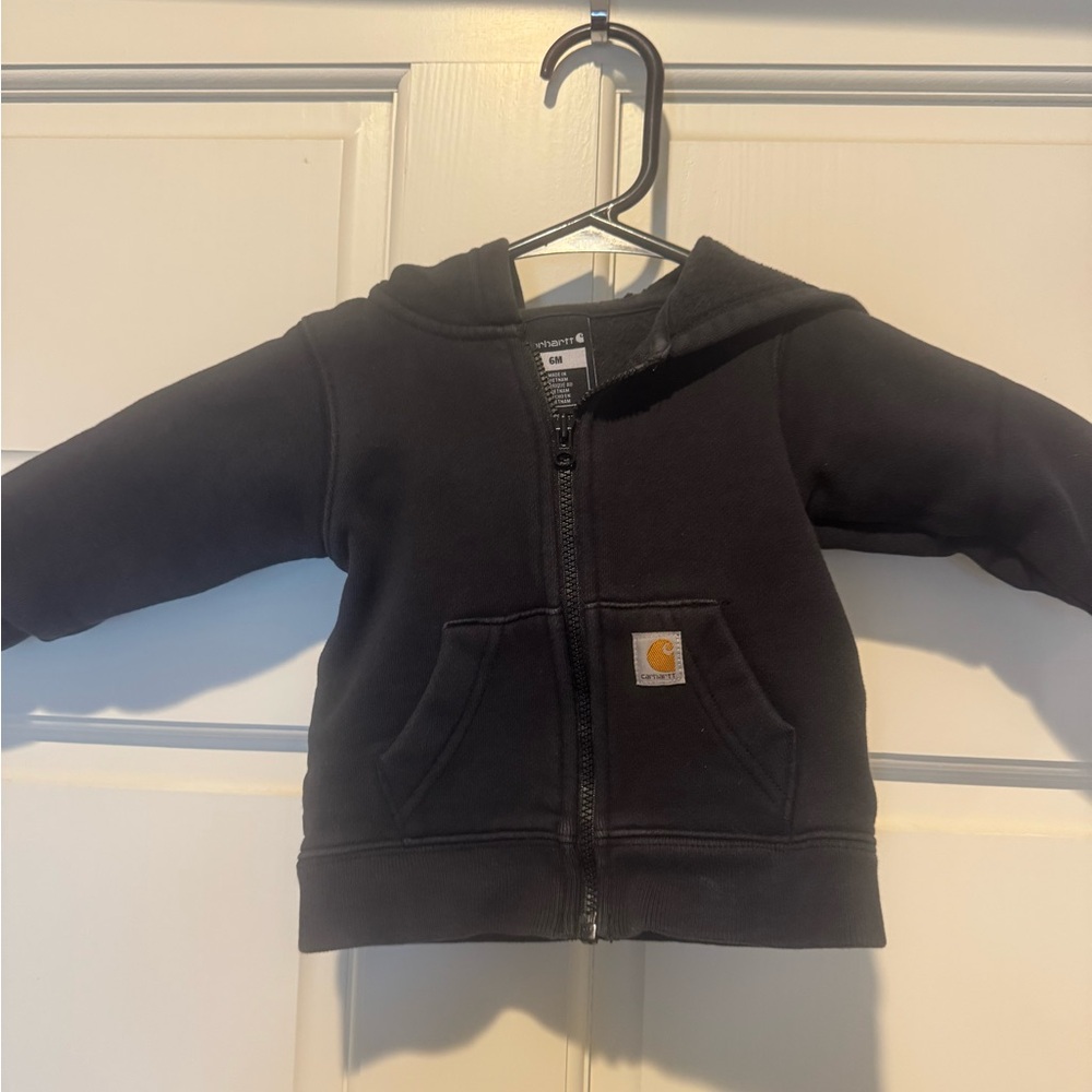 Carhartt Kids Charcoal Zip-Up Hoodie